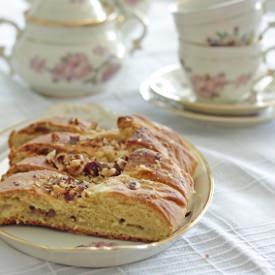 Granny Cake with Gooseberries