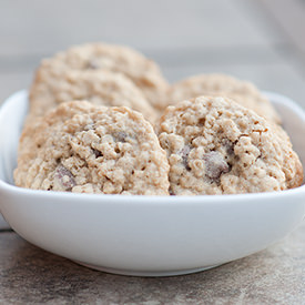 Chewy Chocolate Chip Oatmeal Cookie