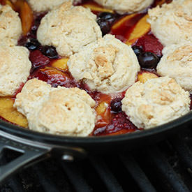 Grilled Skillet Cobbler