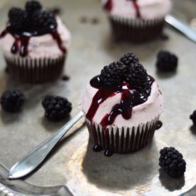 Blackberry Cupcakes