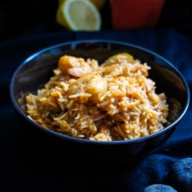 Saudi Shrimp Kebsa
