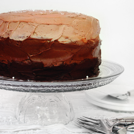 Chocolate Ombre Cake