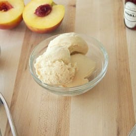 Peach Maple Ice Cream