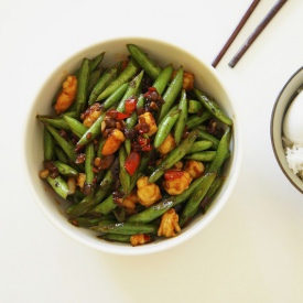 Spicy Green Beans With Shrimp