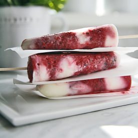 Raspberry Mojito Ice lollies