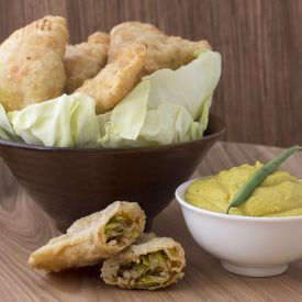 Cabbage and Pilchard Foldovers
