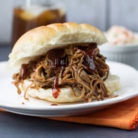 Slow Cooker BBQ Beef Sandwiches