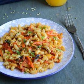 Mushroom Masala Pasta