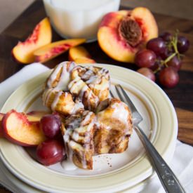 Sausage Cinnamon Roll Monkey Bread