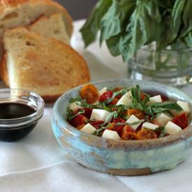Slow-Roasted Tomato Caprese Salad