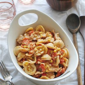 Creamy Orecchiette with Chicken