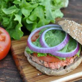 Slammin’ Alaska Salmon Burgers