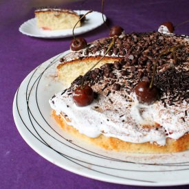 Plum Sponge Cake