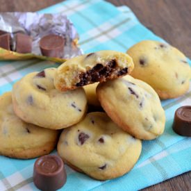 Chocolate Chip Rolo Cookies