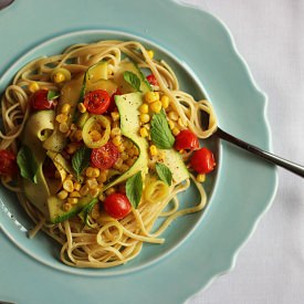 Linguine with Summer Vegetables