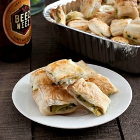 Zucchini and Blue Cheese Pastries