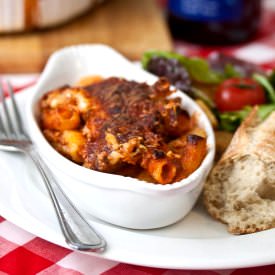 Rigatoni with Beef & Sausage Ragù