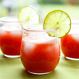 Strawberry Lime Agua Fresca