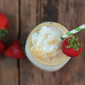 Spiked Strawberry Cheesecake Shake