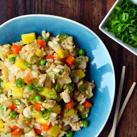 Pineapple Chicken Fried Rice