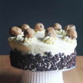 Chocolate Chip Cookie Dough Cake