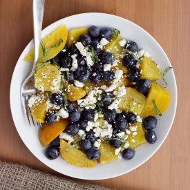 Blueberry, Beet and Feta Salad