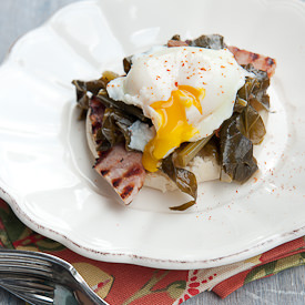 Potlikker Poached Egg Collards Ham