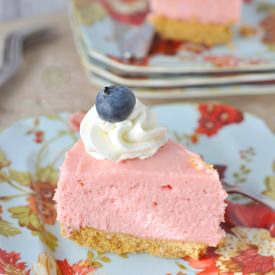 No Bake Maple Berry Cheesecake