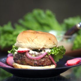Korean BBQ burger
