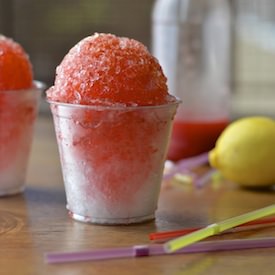 Raspberry Lemonade Snow Cone