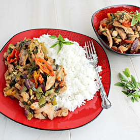Thai Basil Pork Stir Fry