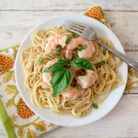 Lemon Infused Shrimp Scampi Pasta