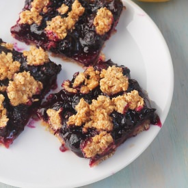 Lemon Blueberry Crumble Bars