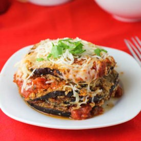 Healthy Eggplant Parmesan