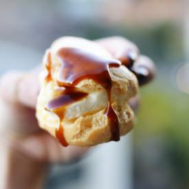 Salted Caramel Banoffee Eclairs