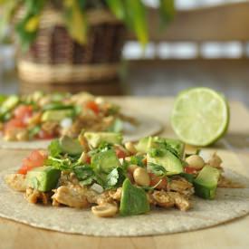 Peanut Chicken Tacos
