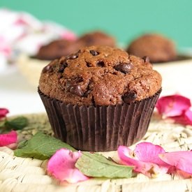 Chocolate Chocolate Chip Muffins