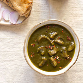 Palak Mushroom
