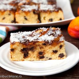 Nectarine and Chocolate Cake