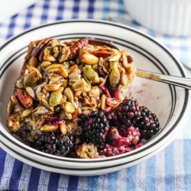 Baked Blackberry Oatmeal