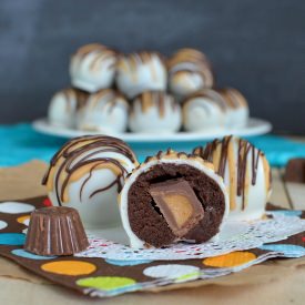 Chocolate PB Cup Cookie Dough Bites