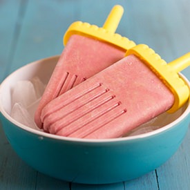Cherry Cheesecake Popsicles