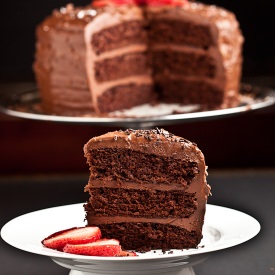 Vegan Chocolate Layer Cake