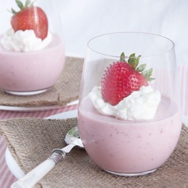 Strawberry Panna Cotta