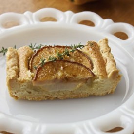 Pear and Thyme Frangipane Tart