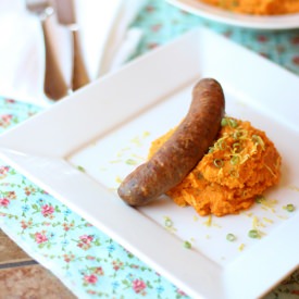 Parsnip Carrot Mash with Lemon Zest