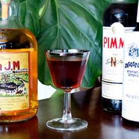 Pelée Sunset Cocktail