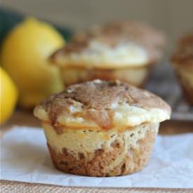 Cream Cheese Swirled Zucchini Muffins