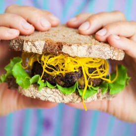 Asian Flavored Veggie Burger
