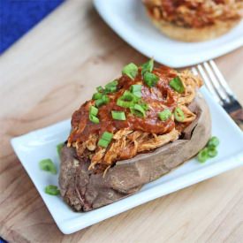 Crockpot Barbecue Pulled Chicken